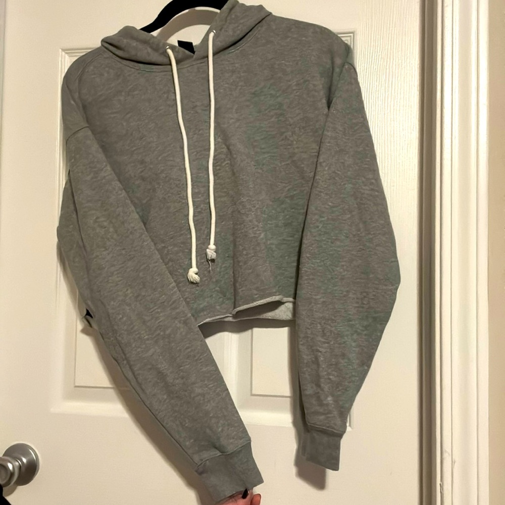 Hooded Cropped Sweater